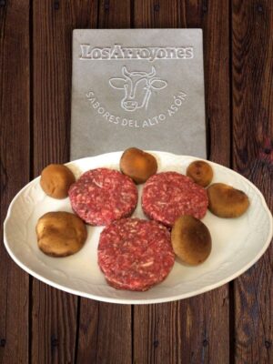 Hamburguesas Rellenas de crema de Boletus