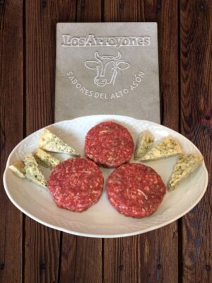 Hamburguesas Rellenas de crema de queso picón de Tresviso